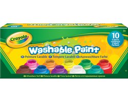 Crayola 10 Fl. met afwasbare verf