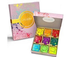 Creano Bio Kruidenthee Mix Cadeauset "ORGANIC HERBAL TEA", 45 Bio theezakjes in 9 verschillende soorten, 90g *¹