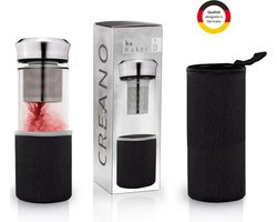 Creano - Theepot-to-go - 400 ml - Zwart