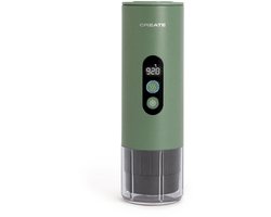 CREATE - Draagbaar espressotoestel 15 bar voor capsules en gemalen koffie - Sage - Zonder draagtas - THERA MOVE