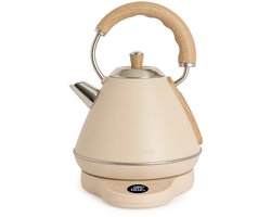 CREATE - Elektrische waterkoker 1 L met temperatuurregeling - Zand - KETTLE RETRO PRO