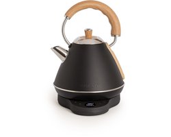 CREATE - Elektrische waterkoker 1 L met temperatuurregeling - Zwart - KETTLE RETRO PRO
