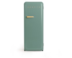 CREATE - Koelkast in retrostijl - Sage - Handvat Hout - FRIDGE RETRO 281L