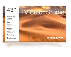 CREATE - QLED 4K 43" Smart TV met antireflectiescherm en gekleurde lijst - TV COLOR STUDIO