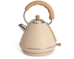 CREATE Waterkoker Retro - 2200 Watt - 1,7 Liter - RVS - BPA vrij - Elektrisch - Zwart - Kettle Retro L