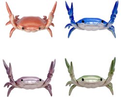 Creatieve en Schattige Krab Penhouders - 4 Stuks, Organisator voor Bureau, Perfecte Cadeau voor Kantoor en Schoolmateriaal