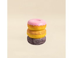 Creatieve Kruk - Voetenbank Decoratie - Woonkamer Inrichting - Milieuvriendelijk Hars - 38 x 30 cm - Donut