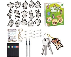 Creatieve Tekendoos - Artistieke Set - Vrije Tijd Schilderen - Getextureerd Schuim - 22 x 18.6 x 3.3 cm - Dierenprint
