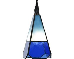 Creatieve Tiffany lamp aan linnen snoer Solid - Art Deco Trade