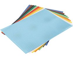 Creativ Company borduurkarton set - 10 vellen in diverse kleuren.