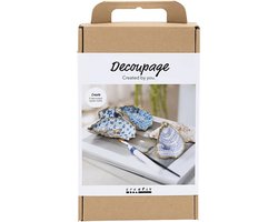Creativ Company Creatief pakket Decoupage Oesterschelpen blauw 1 verpakking