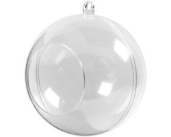 Creativ Company Decoballen met Opening 8 cm, Transparant 5 stuks