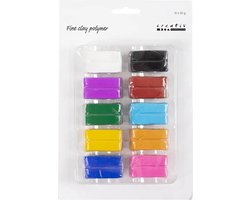 Creativ Company Fijne Polymeerklei 10x20 gr Kleurrijk