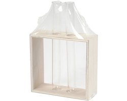 Creativ Company houten rek speelgoed voor reageerbuizen 10,5x15 cm.