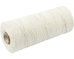 Creativ Company Katoenkoord 1 mm 700 m Licht Naturel Extra Dunne Kwaliteit
