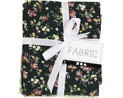 Creativ Company Patchwork Stof 45x55 cm Groen 4 stuks