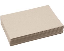 Creativ Company Recycled Karton A4 225 gr Bruin 125 vel