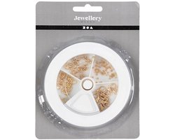 Creativ Company sieraden starterset verguld goud - knutselset sieraden maken.