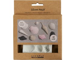 Creativ Company siliconen gietvorm schelpen voor knutselen en decoratie.