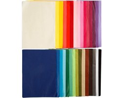 Creativ Company Tissuepapier - A4 - Papier - 30 kleuren - 300 Vel