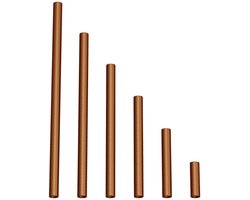 creative cables - Metalen verlengbuis voor hanglampen of tafellampen - 15 cm, Satijn koper