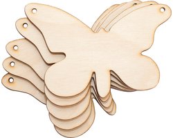 Creative Deco 10 x Houten Vlinder Vormen | 8,9 x 5,8 cm | Multiplex | Verf, Decoratie, Cadeau en Decoupage