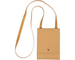 Creative Faux Leather Schoudertas 13 X 18 Cm Lichtbruin