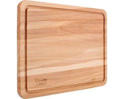 Creative Home Houten Snijplank | 30,5 x 22,5 x 1,5 cm | Natuurlijk Beukenhout
