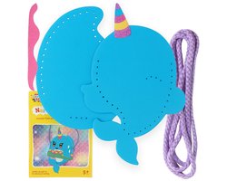 Creator Zone Serie - Narwal Tas Creatief Doe-Het-Zelf Set - 35 Onderdelen - Voor Kinderen