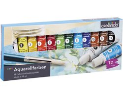Crelando Acrylverf - 12 kleuren in kunstenaarskwaliteit  - 12ML