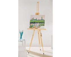 Crelando Schildersezel - Grenenhout - Voor beginners, gevorderden of kinderen