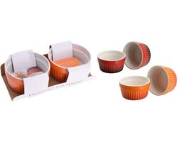 Creme brulee bak set 2sts Oranje