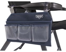 Crespo - Organizer 86 - Air-Deluxe - Universeel - Voor armleuning - Blauw