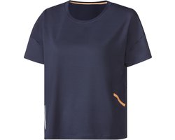 Criviti Functioneel Damesshirt- T shirt - Sportshirt - Korte mouwen - Maat M 40/42 - Navy