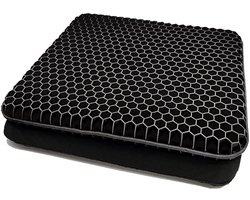 CRLYN® Gelkussen voor Zitontlasting - Zitkussen - Ergonomisch Kussen voor Stoel