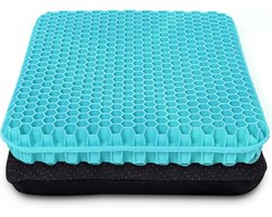 CRLYN® Gelkussen voor Zitontlasting - Zitkussen - Ergonomisch Kussen voor Stoel