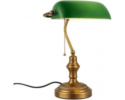CRLYN® Notarislamp - Bankierslamp - Bureaulamp - Groen