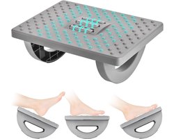 CRLYN® Voetensteun Bureau - Voetbankje - Voetenkussen - Grijs