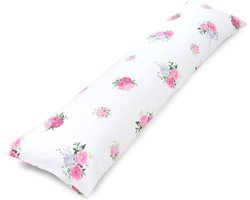 CRLYN® Zijslaapkussen Volwassenen - Lichaamskussen - Zwangerschapskussens - Wit