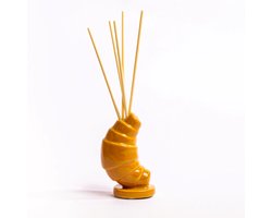 Croissant Geurstokjes - 100 ml - Diffuser - Geurverspreider - Keramiek - Woonaccessoire - Cadeau - Geurdiffuser - Geurstokjes - Huisparfum - Aroma diffuser