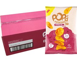 Croky Pop'd Potatoes Barbeque 17 gram - doos 24 zakjes