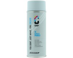 CROP Epoxy Primer Spuitbus - 400ml - Sneldrogende Anti-Roest Grondverf - Voor Metaal Staal Aluminium - Overspuitbaar