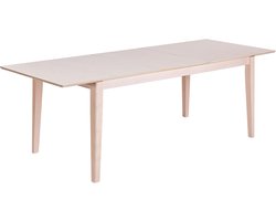 CROSBY - Uitschuifbare eettafel - Lichthout - 180/240 x 90 cm - MDF