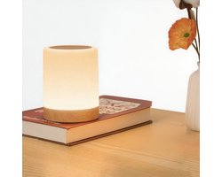 Crrynuo Afstandsbediening LED Nachtlampje - Draadloze Tafellamp met Timer en Geheugenfunctie - Nachtlampje met Touchscreen voor Kinderen en Volwassenen - Sfeerverlichting voor Slaapkamer en Woonkamer