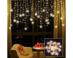 Crrynuo LED Lichtsnoer - Lichtsnoer met sneeuwvlokjes - LED Verlichting - Kerstverlichting - Sneeuwvlok LED Lichtsnoer - USB - 13 Knops Afstandsbediening 8 Functies - Kerstdecoratie