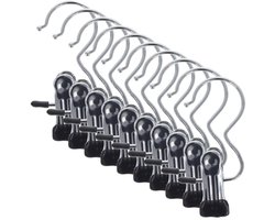 Crrynuo Luxe Petten hangers - Laarzenknijper - 10 Stuks - Kast organiser - 4,5 X 10,5 cm - Antislip - Laarzen hangers - Hanger voor accessoires - Laarzen ophangen - Laarzenklem