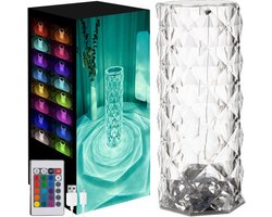 Crystal Tafel Lamp - Touch and Remote control