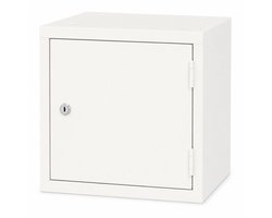 Cube Locker OKK 45 cm – Wit – Met cilinderslot