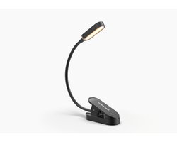 Cubenest LTW02 - Clip-on verlichting - Leeslampje - Bedlamp - Klemlamp - Klemlampjes - Bedlampjes Leeslampjes - Boeklampje - Bedlampjes Slaapkamer Volwassenen - Leeslampje voor Boek - Voor in Bed - Met Klem - Oplaadbaar USB - Slaapkamer - Oplaadbare