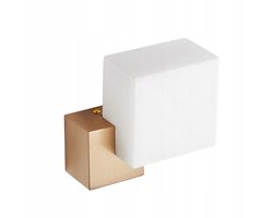 CUBO LED Wandlamp Goud Marmer 18 cm